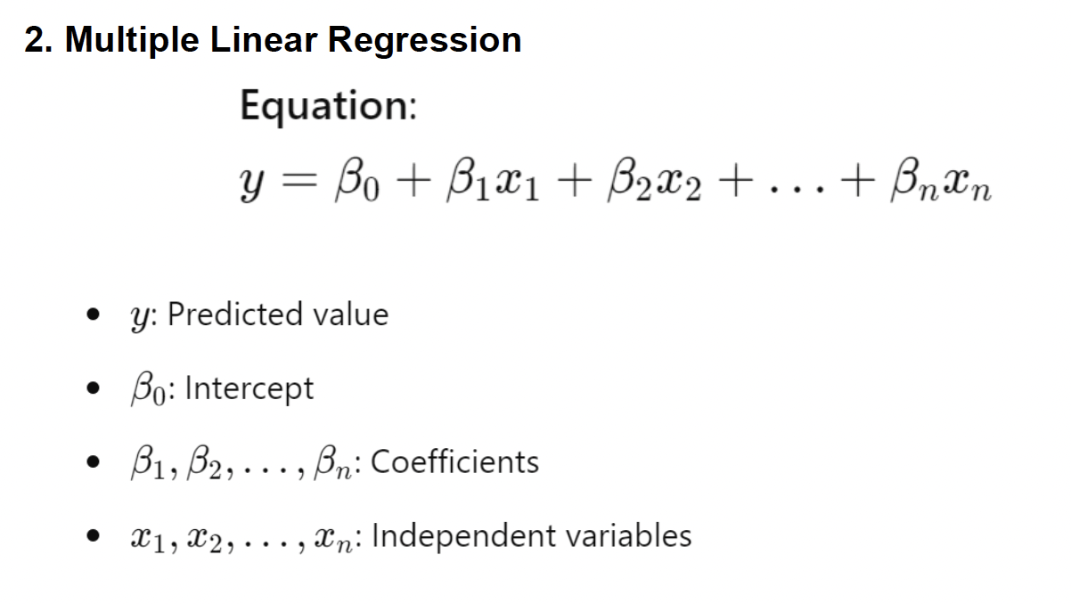 Multiple Linear Regression